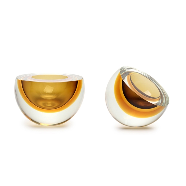 Drop Flat / Diagonal Bowl fumê-ambar