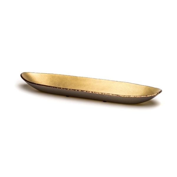Gamela Rasa M Ouro Fosco Topo Bronze