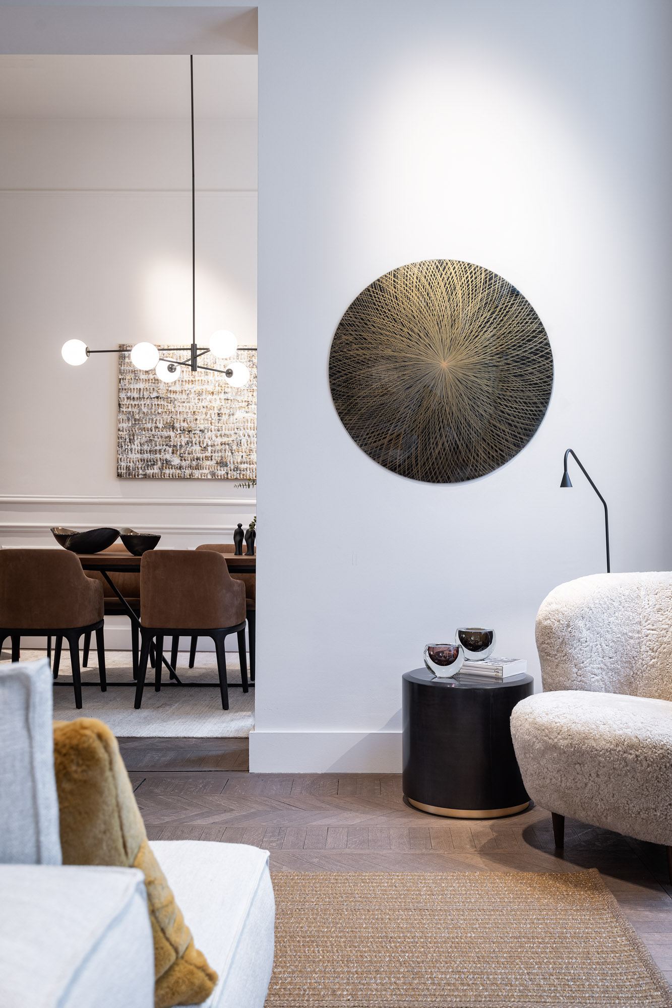 Prato de parede convexo cestaria