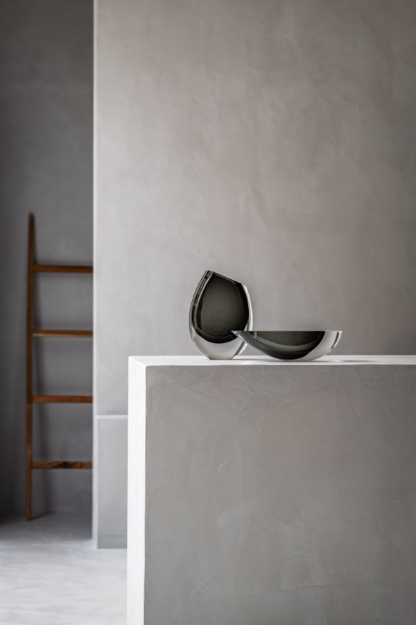 Vase 96 - Canoe Vase cinza