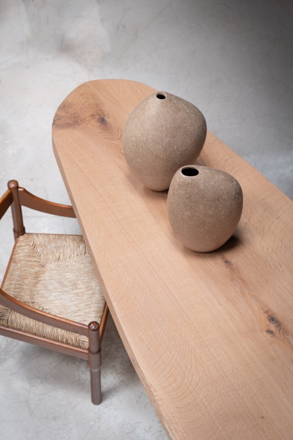 Vaso Organico liso 03a & 03 natural