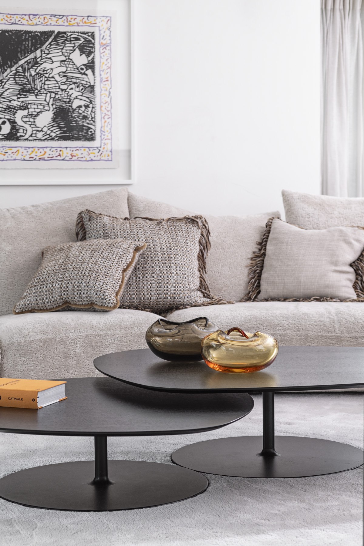 Ocean Vase large fumê - Ocean Vase ambar