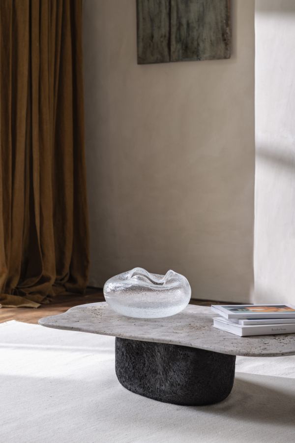 Ocean Vase large transparent bubbles